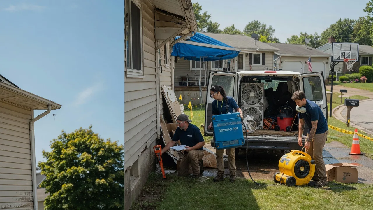 Ceiling Leak Cleanup in Rio, WI near me