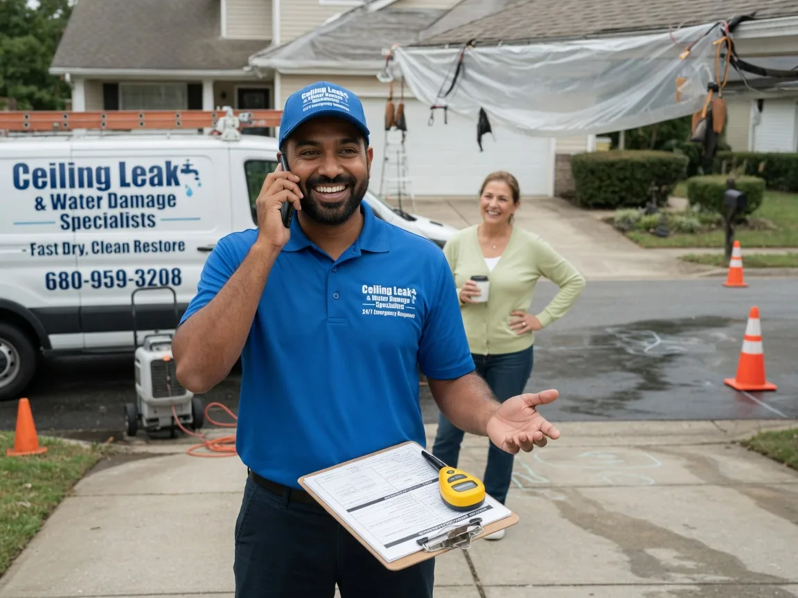 Ceiling Leak Cleanup Rio, WI FAQs